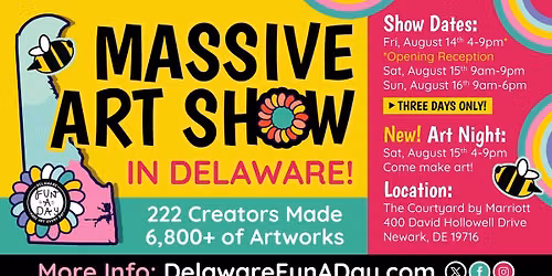 Delaware Fun-A-Day 2026 - THE BIG ART SHOW