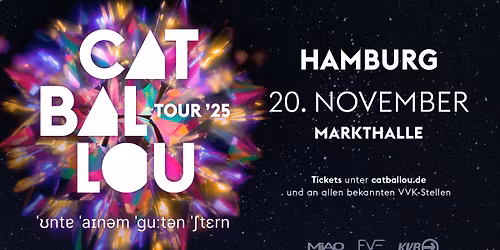 CAT BALLOU - UNTER EINEM GUTEN STERN TOUR 2025 | HAMBURG, MARKTHALLE