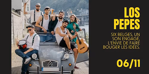 Los Pepes : le groupe belge qui fait vibrer la sc\u00e8ne depuis 2016 !