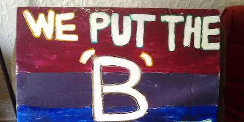 Pride Sign Making & Face Painting Practice with the Sea Pan Bi Alliance