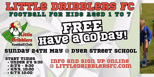 FREE Have a Go Day \u2014 Dyer Street School, Sunday 24th May! \ud83c\udf89