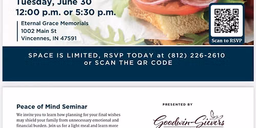 Peace of Mind Seminar