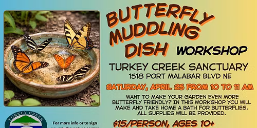 Butterfly Muddling Dish Workshop
