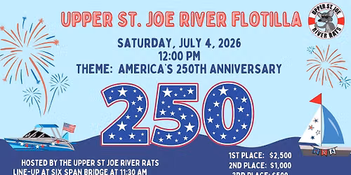 Upper St. Joe FLOTILLA 2026 - America's 250th!