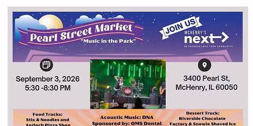 McHenry's NEXT - Live Music & Chill at Pearl Street Market