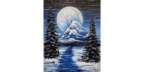 Snow Covered Scenery - Paint and Sip in Houston | Classpop!\u2122
