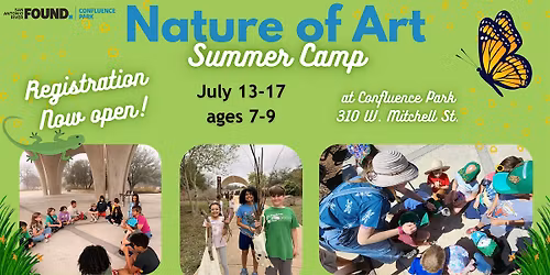 Nature of Art Camp, Week 2 2026: Ages 7-9 (July 13-17)