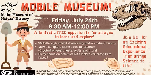 Idaho Museum of Natural History Mobile Museum