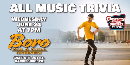 All Music Trivia at Boro Bar & Grill - Harrisburg