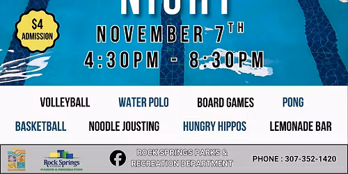 Teen Night Pool Party