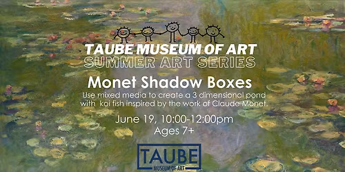 Monet Shadow Boxes - Summer Art Series