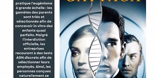 Projection Bienvenue \u00e0 Gattaca