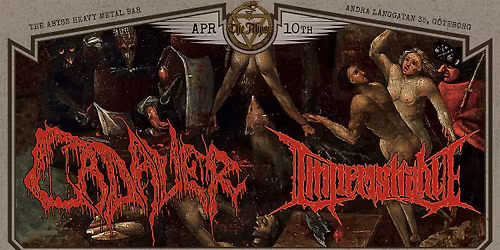 CADAVER+IMPERISHABLE LIVE at THE ABYSS