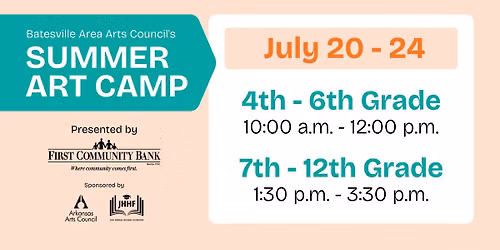 BAAC Summer Art Camp: 4th - 12th Grade