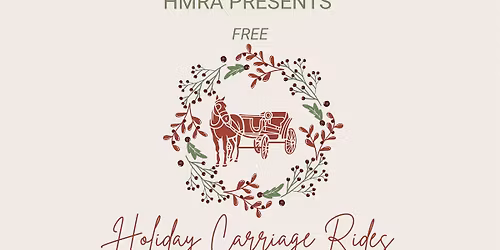 Main Street Holiday Carriage Rides