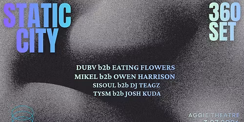 STATIC CITY | Aggie Theatre | Presented by CSU's Music Business Collective