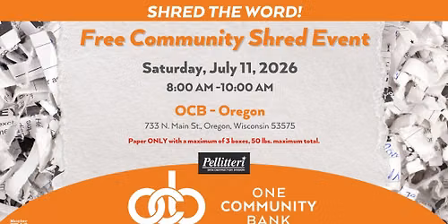 Free Community Shred Event