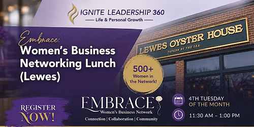 Embrace: Women's Business Networking Lunch (Sussex County)