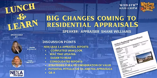 Ask the Appraiser Lunch and Learn