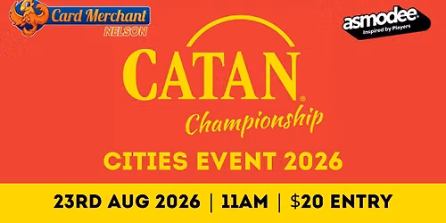 Card Merchant Nelson - Catan Cities Event 2026