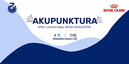 semin\u00e1\u0159 - Akupunktura s MVDr. Lubom\u00edrem Sojkou, GPCert (WVA & CPM)