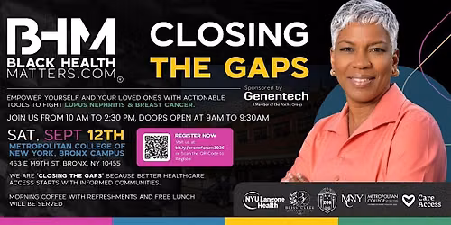 "Closing The Gaps" Community Health Forum in the Bronx