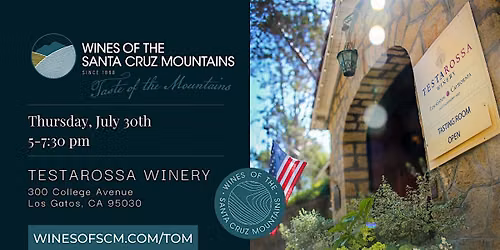 Taste of the Mountains at Testarossa Winery