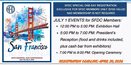 SFDC \u2013 Exclusive Event at NAD Conference