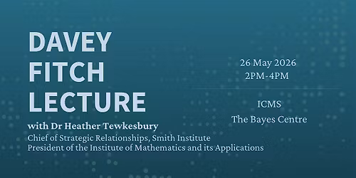 Davey Fitch Lecture 2026