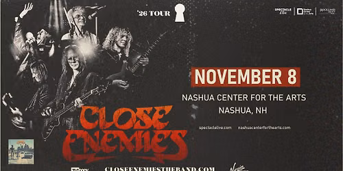 Close Enemies featuring Tom Hamilton of Aerosmith with support from Jeff Hilliard