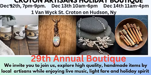 Croton Artisans Holiday Boutique