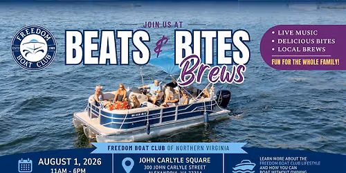 Meet Freedom Boat Club at Beats, Bites & Brews