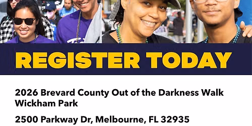 2026 Brevard County Out of the Darkness Walk