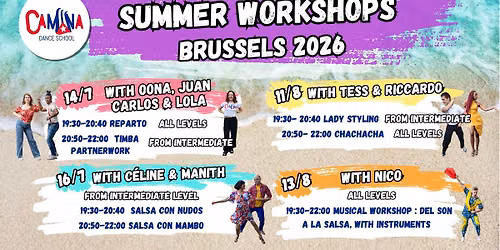 Camina Summer Workshops Brussels 2026