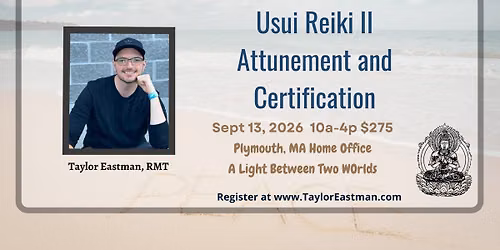 Usui Reiki II Certification Class | Sept 2026