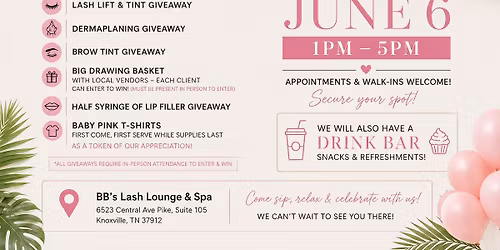 BB\u2019s client appreciation event & giveaways!!!!!