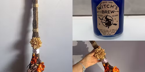 Broom decorating and Potion Making Craft workshop