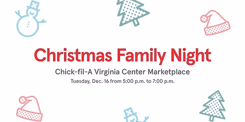 Christmas Family Night at Chick-fil-A