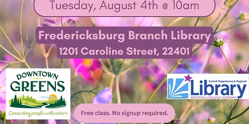 Library Class - Pollination Beyond the Honeybee 