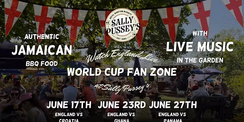 World Cup fan Zone at Sally Pussey's\u26bd\ufe0f