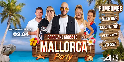 GRO\u00dfE MALLORCA PARTY - Das Original 02.04.