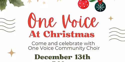 One Voice at Christmas with One Voice Community Choir