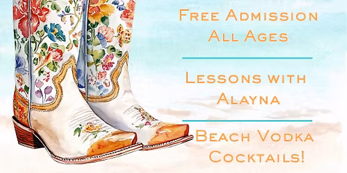 Line Dancing Night at Beach Vodka