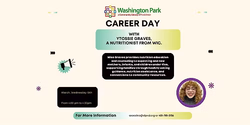 Career day with Ytossie Graves a Nutritionist from WIC.