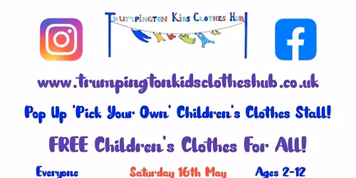 \ud83d\udecd May FREE Children's Clothing Pop Up Event \ud83d\udecd