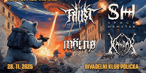 16TH SPACE TRAVEL - FA\u00dcST + SPACE HAMSTER + KANDAR + M\u00c4RN\u00d8