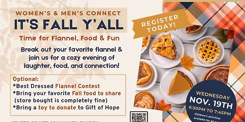 It's Fall Ya'll - Men's and Women's Fall Connect