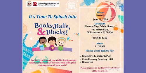 It's Time to Splash Into Books, Balls & Blocks!