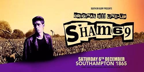 Sham 69 Live at The 1865 Southampton