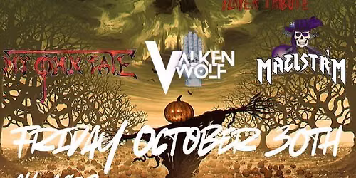 Halloween Bash Ft. Hellbilly Delux w\/ My Own Fate \/ Valken Wolf \/ Maelstrm